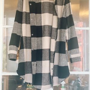 BB Dakota by Steve Madden Checkered Coat